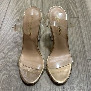 Clear Fashion Nova Heels !!!